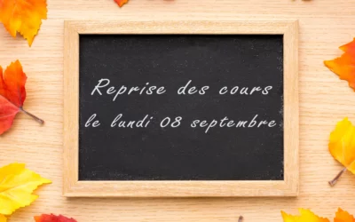 Reprise des cours pour la saison 2025-2026