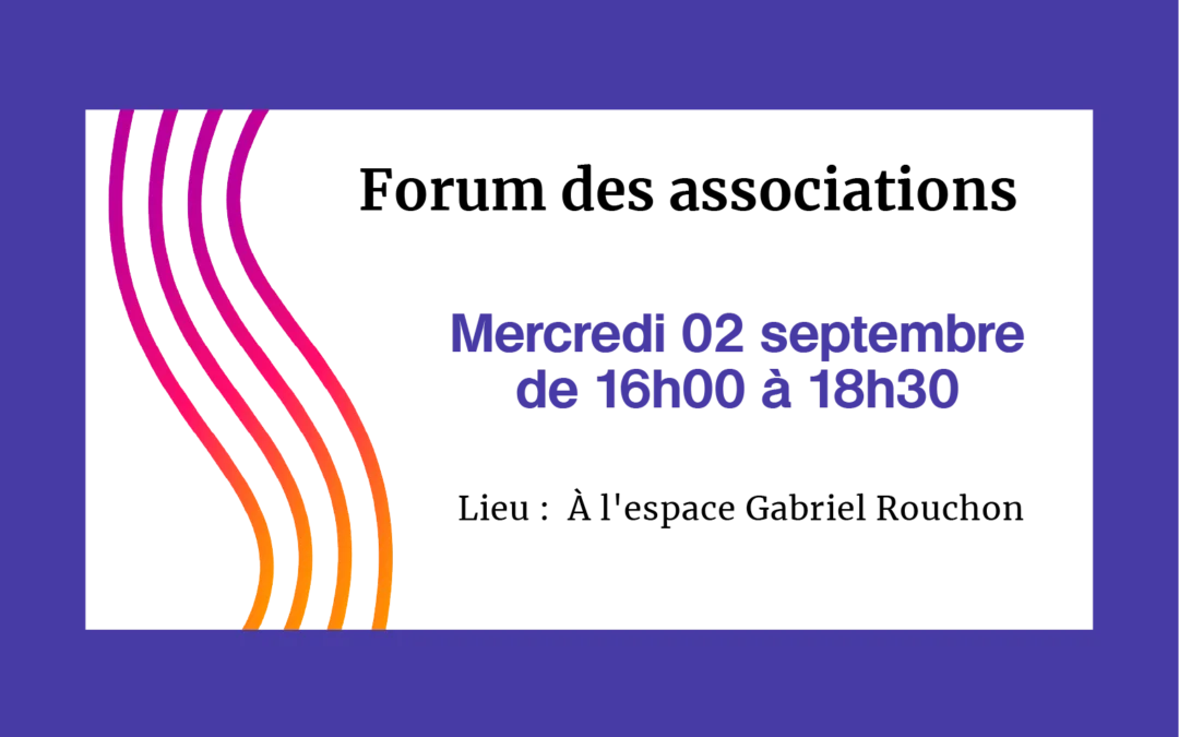 Horaires du forum des associations